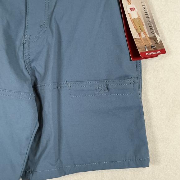 Levis Big Boys Relaxed‎ Performance Cargo Nylon Shorts Blue Size 10 Reg NWT - Picture 3 of 9